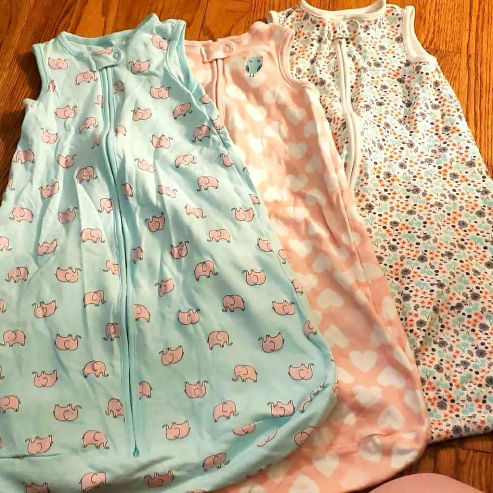 3 Carter's sleep sacks